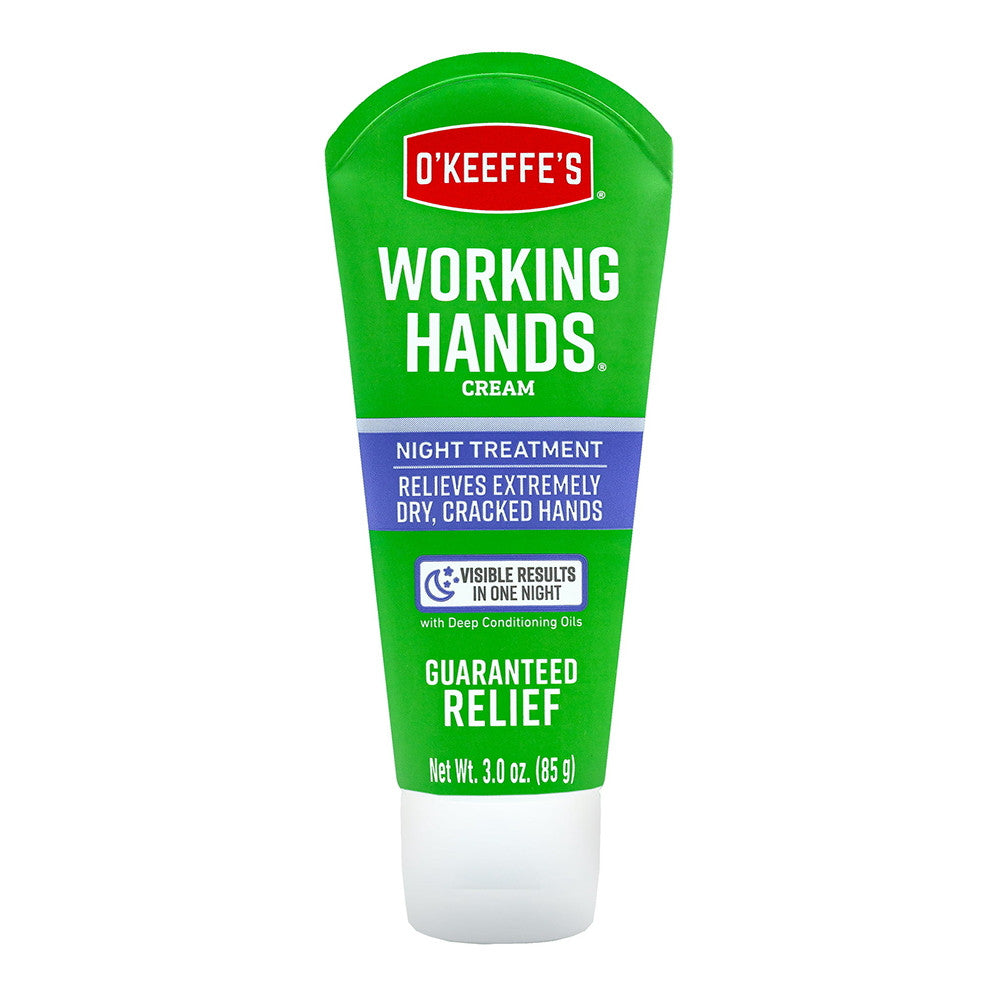 O'Keeffe's Working Hands Night Treatment Hand Cream, 3 Oz